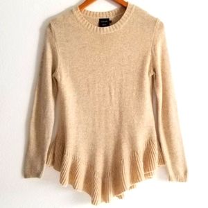 Cliche Wool Ruffle Cozy Sweater